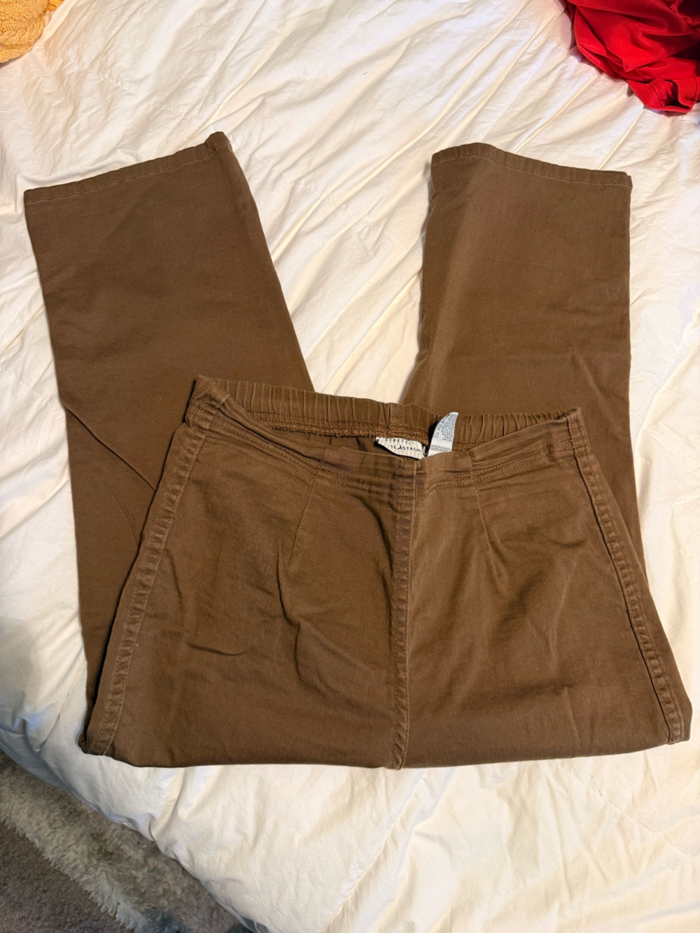 Vintage Women's Brown White Stag Capri!